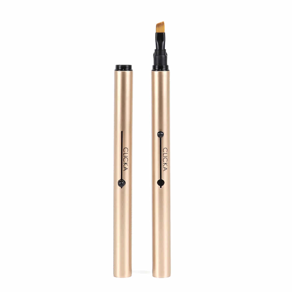 Auto Cap Eyebrow Brush Champagne Gold LM502